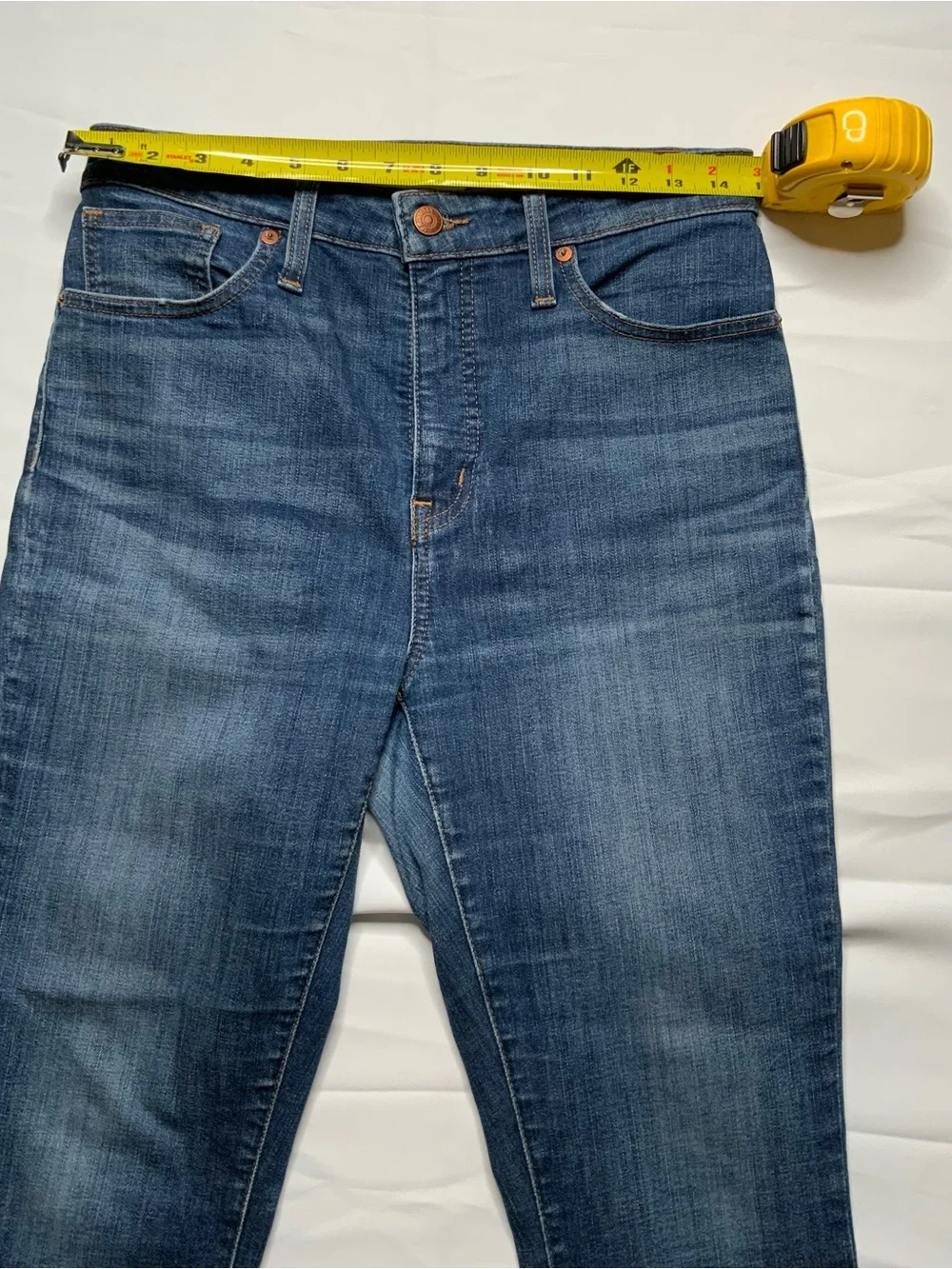 Madewell Jeans Lot of 2 Size 29 Petite High Rise Skinny Curvy Distressed Denim
